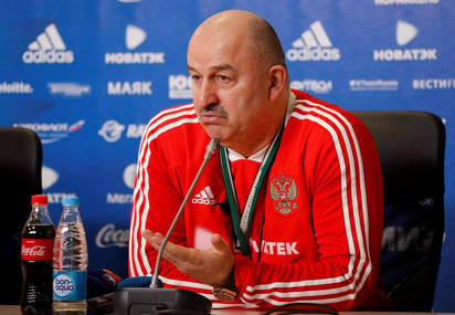 Stanislav Cherchesov, anunció su prelista de 28 jugadores para afrontar la Copa del Mundo 2018, misma que será en tierras rusas. (ARCHIVO)