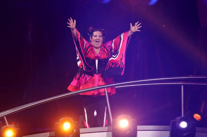 La representante de Israel, Netta, ganó hoy el festival de Eurovisión 2018 con la canción 'Toy'. (AP)