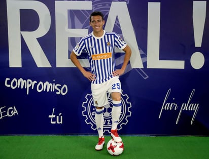 Héctor Moreno llegó a la Real Sociedad este año tras la marcha del central español Iñigo Martínez al Athletic Club. (ARCHIVO)