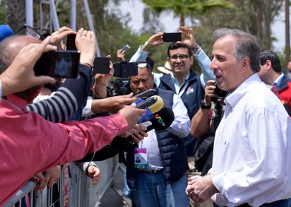 Aseveró que Meade el único candidato con propuestas, sólidas, reales, aplicables. (EFE)