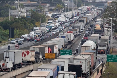 Caos. Sao Paulo, Río de Janeiro, Brasilia y Recife han sentido las consecuencias de la huelga.