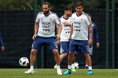 El atacante argentino no da una con su selección.