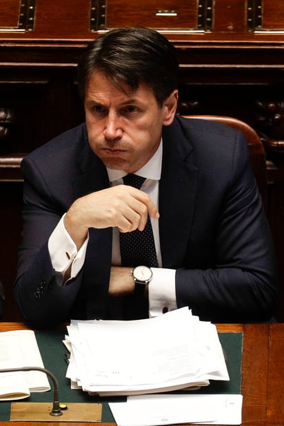 Listo. Giuseppe Conte se prepara para representar a Italia en los foros internacionales. (AP)