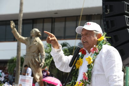 dijo que de ganar las elecciones del 1 de julio mantendría el diálogo con el gobierno estadounidense a fin de buscar un acuerdo que beneficie a México. (NOTIMEX) 