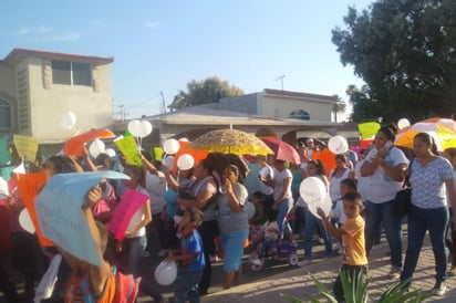 Protesta. El sábado se hizo una 'mega' marcha para exigir que se solicione el problema de falta de agua. (CORTESÍA)