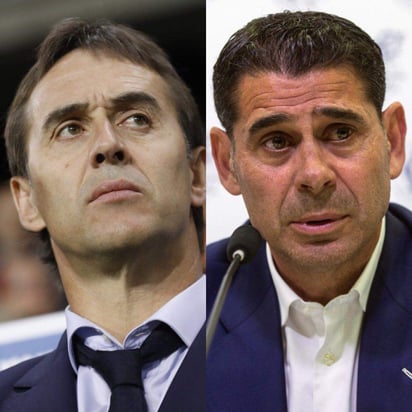 Despiden a Lopetegui como técnico de la selección de futbol de España, se queda Fernando Hierro. (ARCHIVO) 
