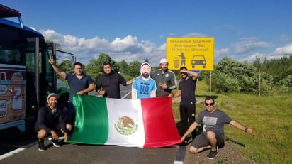 'La Bendición' ya está en tierras rusas para vivir la Copa del Mundo. (Cortesía)