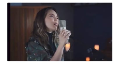 Belinda, sorprendió nuevamente en las redes sociales tras publicar un video musical en apoyo al candidato a la presidencia. (ARCHIVO)