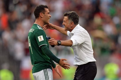 Rafael Márquez tuvo minutos ayer en la victoria ante Alemania y firmó su nombre en la historia de los Mundiales al alcanzar cinco disputados.