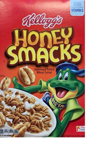  La Procuraduría Federal del Consumidor (Profeco), en coordinación con Kellogg Company México, dio a conocer el retiro voluntario y preventivo del mercado del cereal Honey Smacks, producto fabricado en Estados Unidos, porque 'potencialmente tiene presencia de salmonela'. (ESPECIAL)