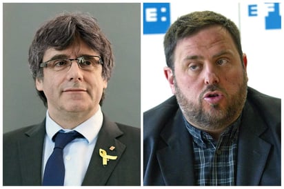 Entre los acusados figuran el expresidente del gobierno catalán Carles Puigdemont, quien huyó del país para evitar la cárcel y que ahora apela su extradición desde Alemania. (EFE)