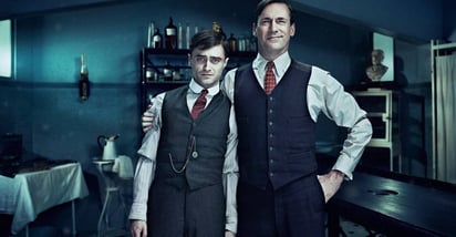 Papel. El actor de Harry Potter y Jon Hamm participan en la serie Diario de un joven doctor, la cual se estrena el martes. (ARCHIVO)