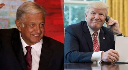 Según dio a conocer el mismo López Obrador, él y Trump conversaron durante media hora. (ESPECIAL)