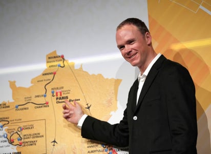 El ciclista británico Chris Froome podrá competir este año en el Tour de Francia, donde buscará su quinto título.