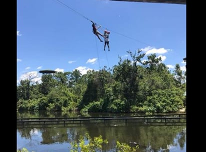 El parque dice que el problema se debió a fuertes ráfagas de viento. (INTERNET)