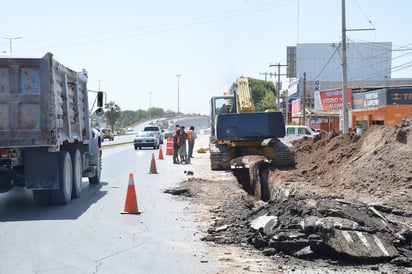 Inversión. El Municipio destina 3 millones de pesos en tramo de drenaje pluvial para llevar el agua al cárcamo Allende. (FERNANDO COMPEÁN)