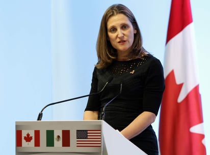 Chrystia Freeland visitará México. (ARCHIVO) 