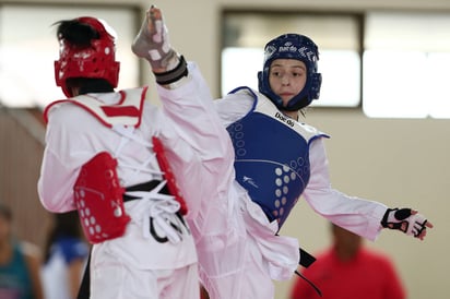 Daniela Souza, de México, durante los XXIII Juegos Centroamericanos y del Caribe Barranquilla 2018, en el Colegio Marymount, en Barranquilla, Colombia. (Jam Media)