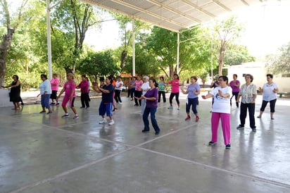 Se ejercitan. El tai chi es uno de los que tienen mayor asistencia de adultos mayores, por los beneficios que representa. (EL SIGLO DE TORREÓN)