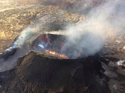 Un equipo de científicos, entre ellos vulcanólogos y matemáticos de la inglesa Universidad de Cambridge, ha descubierto este fenómeno, que los expertos afirman puede mejorar el pronóstico sobre la peligrosidad de algunos volcanes. (AP)