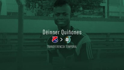 Quiñones, de 22 años, es mediocampista y llega desde el Independiente de Medellín. (Especial)