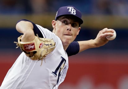 El lanzador Ryan Yarbrough. Los Rays blanquean a Reales