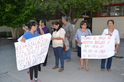 Inconformes. Maestros jubilados de la Sección 44 piden el regreso del director de la casa del jubilado y que agilicen sus pagos. (EL SIGLO DE TORREÓN)