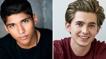 Reparto. Michael Garza y Austin Abrams participarán en Scary stories to tell in the dark. (ARCHIVO)