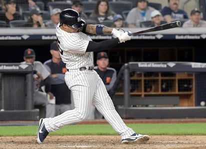 Gleyber Torres produjo dos carreras con un sencillo en la octava.