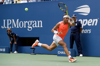 Rafael Nadal necesitó tres horas y 19 minutos para derrotar 6-3, 6-3, 6-7, 6-4 a Nikoloz Basilashvili.