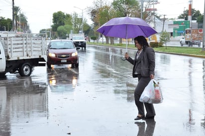 De acuerdo con la Comisión Nacional del Agua, para esta semana se esperan lluvias ligeras por lo menos desde esta noche hasta el próximo sábado. (EL SIGLO DE TORREÓN)