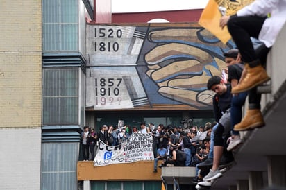 En Ciudad Universitaria la actividad académica continúa suspendida desde este martes. Inicialmente era de sólo 48 horas, pero en las diversas asambleas de las facultades se decidió extenderlo hasta el próximo viernes. (EL UNIVERSAL)