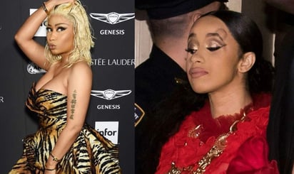 El enojo de Cardi B fue motivado tras los rumores de que Nicki había hablado mal de la hija recién nacida de Cardi. (ESPECIAL)