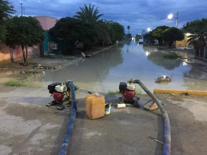 Tlahualilo resultó afectado por las precipitaciones del viernes por la noche y madrugada del sábado. (EL SIGLO DE TORREÓN)