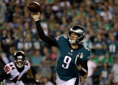 Foles tuvo una discreta actuación en la victoria ante Atlanta.