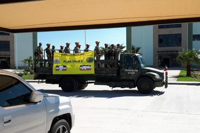 Elementos. A cada municipio se enviará un contingente de 800 elementos del onceavo Batallón de la Policía Militar. (EL SIGLO DE TORREÓN)