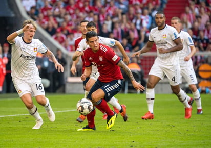 Bayern Múnich certificó su tercera victoria en igual número de fechas de la Bundesliga al vencer el sábado 3-1 a Bayer Leverkusen. (EFE)