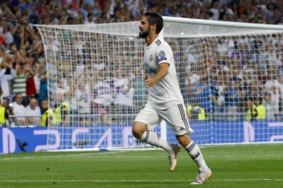 Isco abrió el marcador en el Bernabéu.