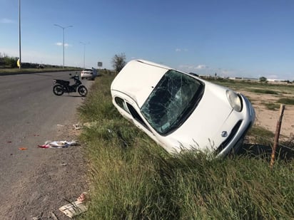 El percance se registró alrededor de las 17:00 horas en la prolongación calzada Álamos y carretera a Jabonoso. (ESPECIAL)