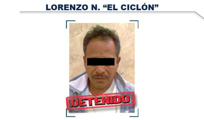 Hubo coordinación con las dependencias a fin de lograr la detención de “El Ciclón”. (TWITTER)