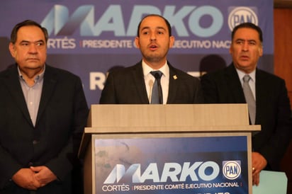 Hasta el momento la única solicitud de registro para dirigir al PAN es de Marko Cortés Mendoza, pero no se descarta que en las próximas horas surjan otros aspirantes. (ARCHIVO)