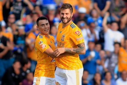 Andre-Pierre Gignac, en festejo del primer gol. (Jam Media)