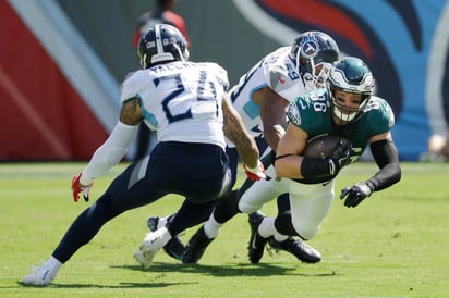 Kenny Vaccaro (24) se lesionó el domingo ante Filadelfia.