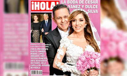 Portada. La revista ¡Hola! publicó fotografías del colaborador de AMLO, César Yáñez. (ESPECIAL)