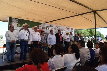 Conmemoración. Como cada 6 de octubre en San Pedro se recordó el Reparto Agrario.