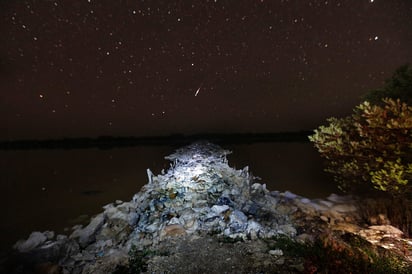 El cielo nocturno se iluminará con la lluvia de estrellas de las Oriónidas, asociadas a la trayectoria del cometa Halley. (ARCHIVO)