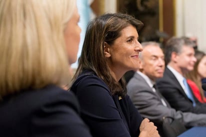 Además, Haley quiere que se impida acceso a la ONU a los individuos responsables de la 'destrucción de propiedad' de la organización. (ARCHIVO)