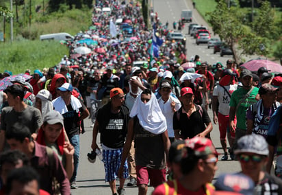 Caravana. Exhortarán para que se disponga lo necesario para brindar asistencia humanitaria a migrantes.