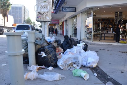 Se cambió el horario de recolección de basura en el Centro de Torreón. (ARCHIVO) 