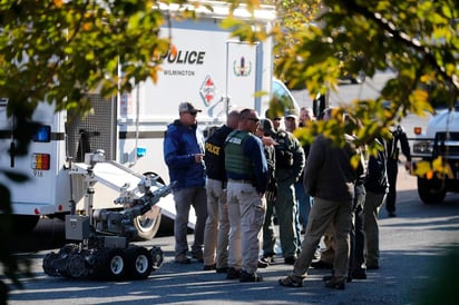 La detección de este segundo aparato llegó una hora después de que el FBI y las autoridades locales encontraran un primer paquete dirigido a Biden en New Castle. (AP)